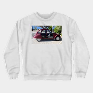 Citr oen 2 CV Red Crete Duck Crewneck Sweatshirt